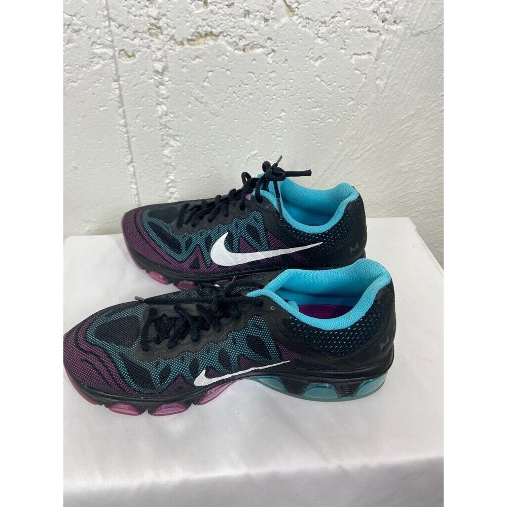 NIKE MAX AIR WOMENS SIZE 9.5 PURPLE RUNNING SHOES